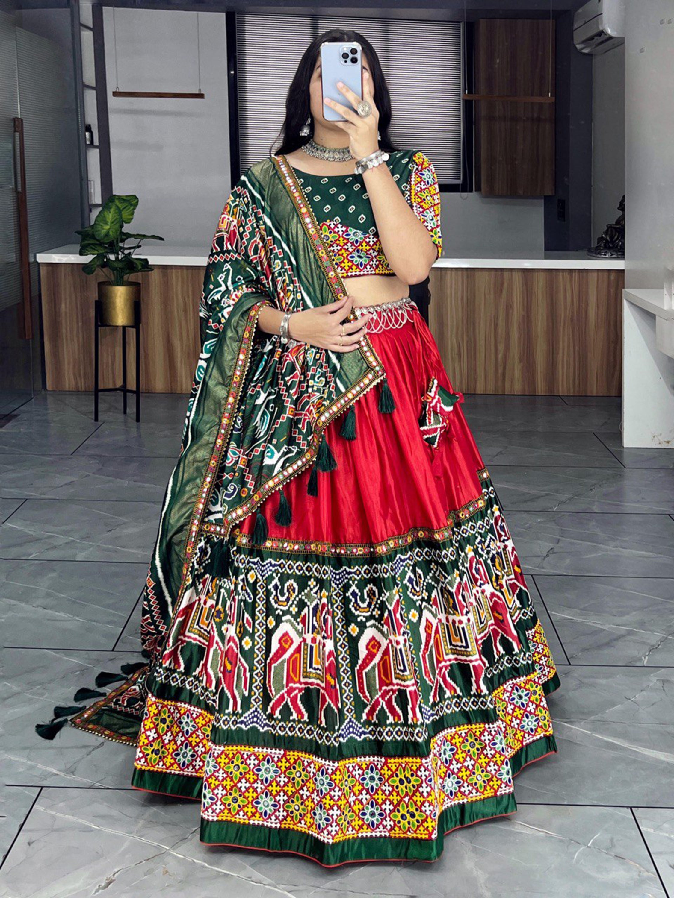 Printed chaniya choli for fashion navratri