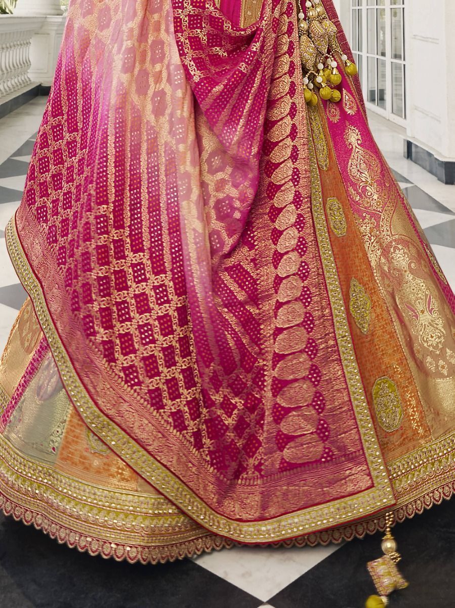 Anjani Art 2548 Banarasi Silk Wholesale Lehenga Choli Catalog